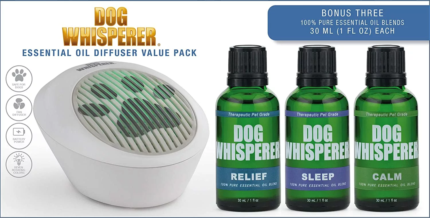 Dog Whisperer oil diffuser pack
